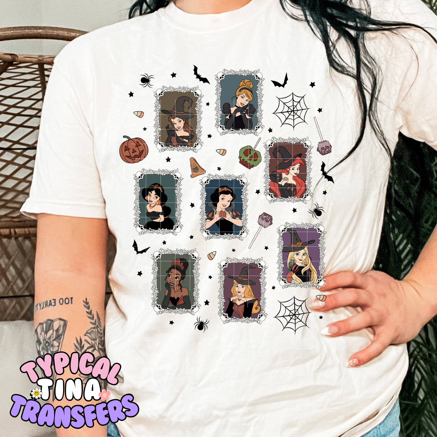 Halloween Princess Frames | DTF Transfer | POD